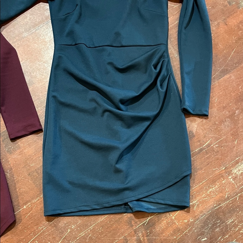 🌻3/$15🌻 Windsor Long Sleeve Dresses in Burgundy and Teal bundle - Picture 3 of 11